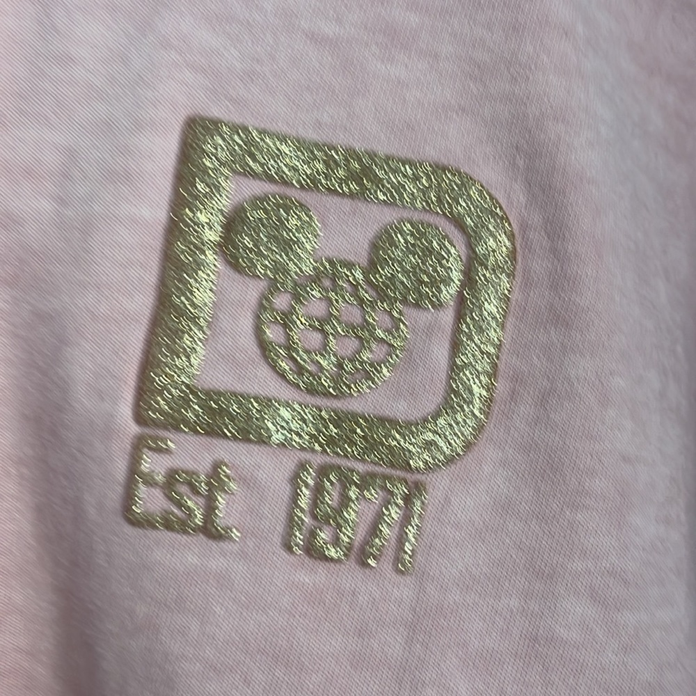 Disney World Dusty Pink Spirit Jersey, NWOT - Picture 6 of 8